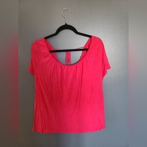 Old Navy Bright Pink Short Sleeve Tee
